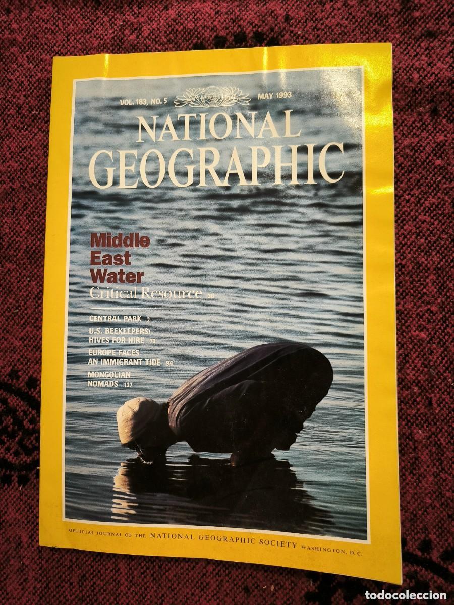 Coleccionismo de National Geographic: National Geographic En Ingl&eacute;s Mayo 1993 Oriente Medio Central Park Mongolia Apicultores