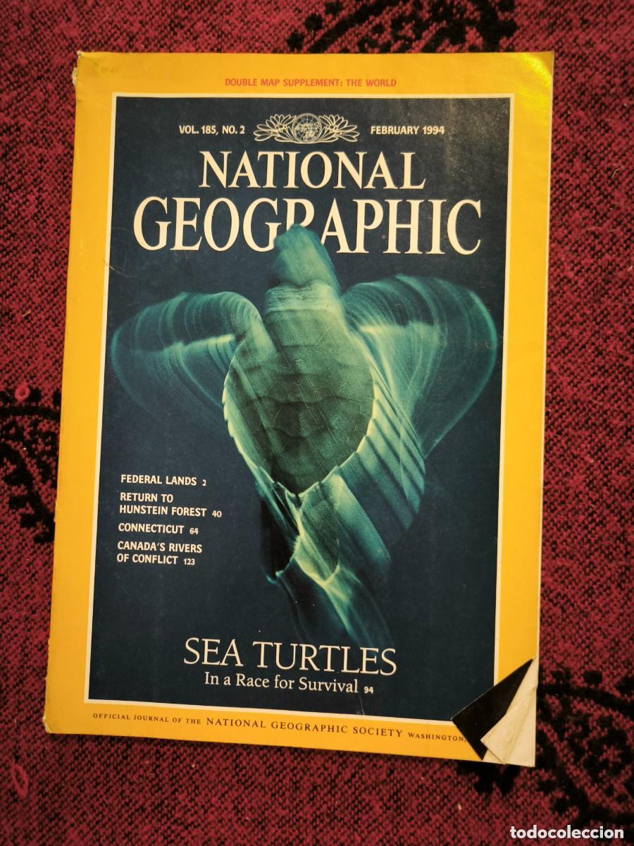 Coleccionismo de National Geographic: National Geographic En Ingl&eacute;s Febrero 1994 Tortugas Marinas