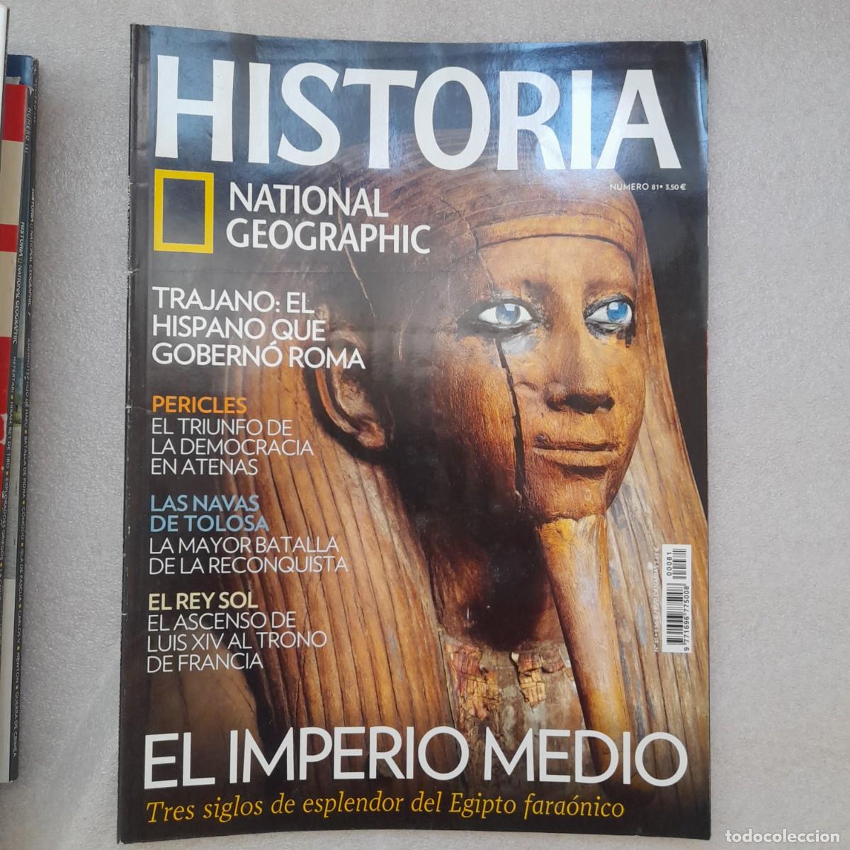 Coleccionismo de National Geographic: trajano pericles navas de tolosa, el rey sol y el imperio medio national geographic num 81 historia.