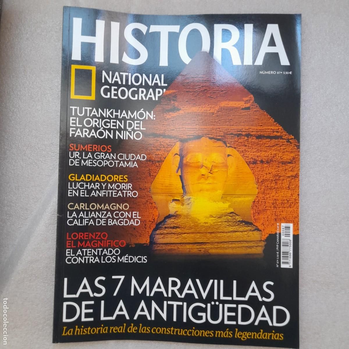 Coleccionismo de National Geographic: tu tancam&oacute;n, sumedios, gladiadores, carlomagno, national geographic num 87 historia.