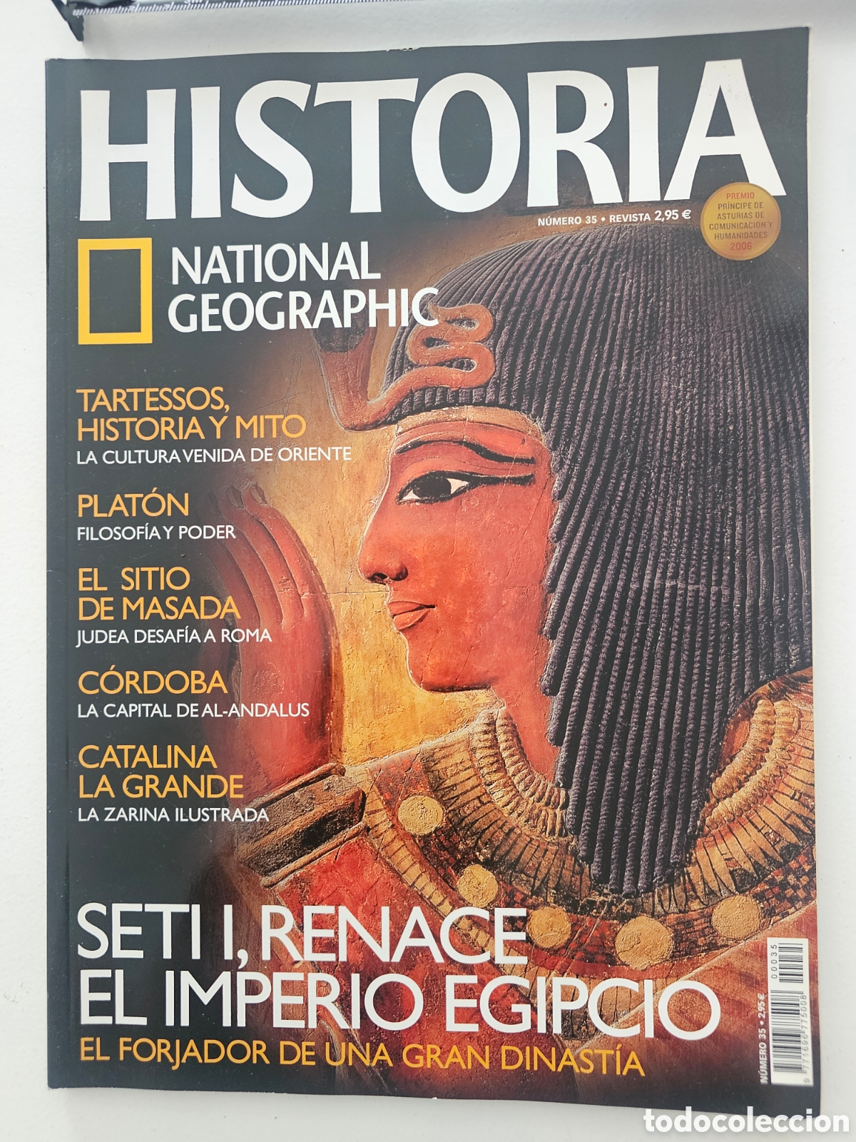 Coleccionismo de National Geographic: ​Revista Historia National Geographic - N&ordm; 35 (Seti I, Tartessos, Plat&oacute;n, C&oacute;rdoba)