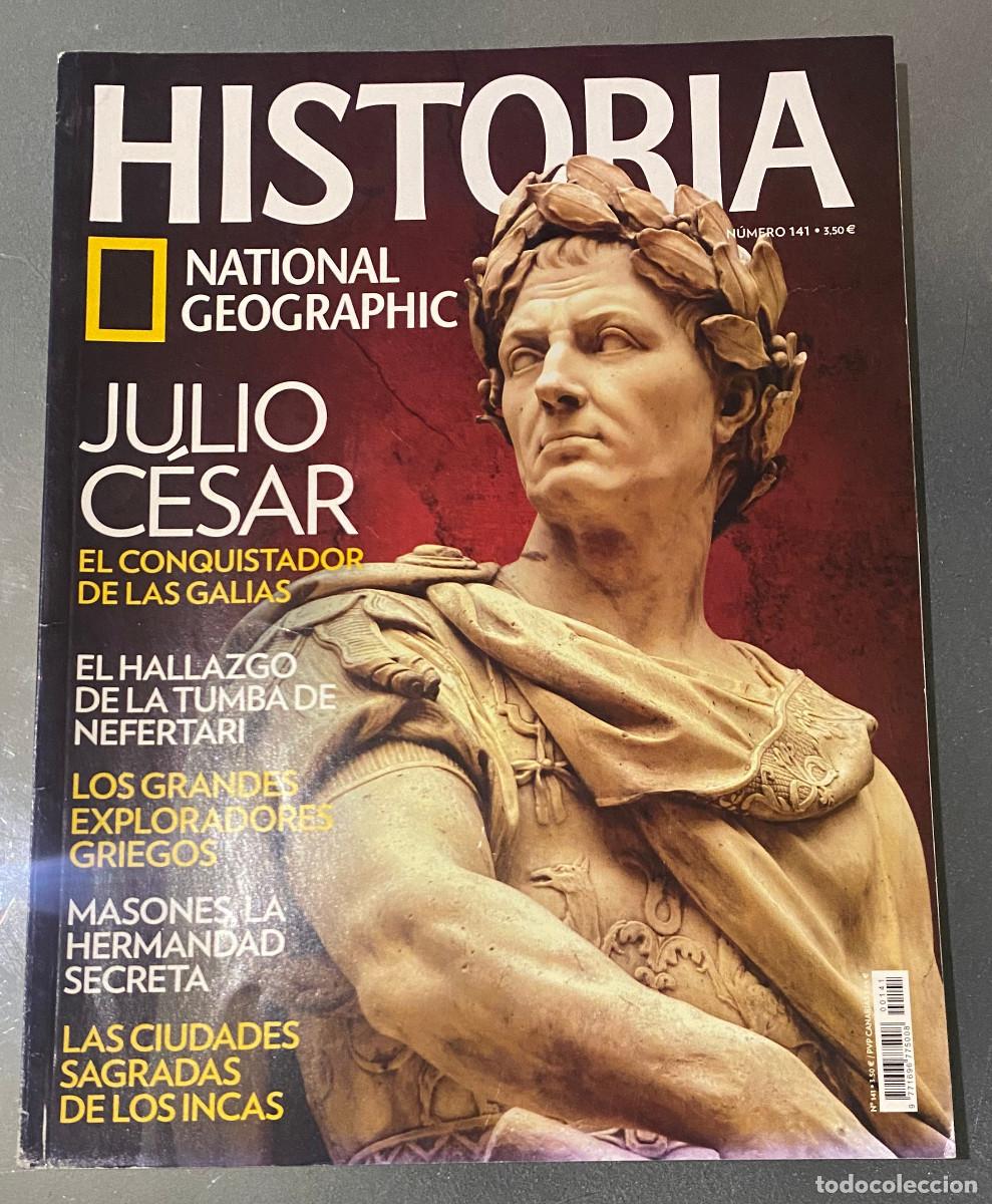 Coleccionismo de National Geographic: Revista 'Historia National Geographic', n&ordm; 141. Julio C&eacute;sar en portada. Buen estado.