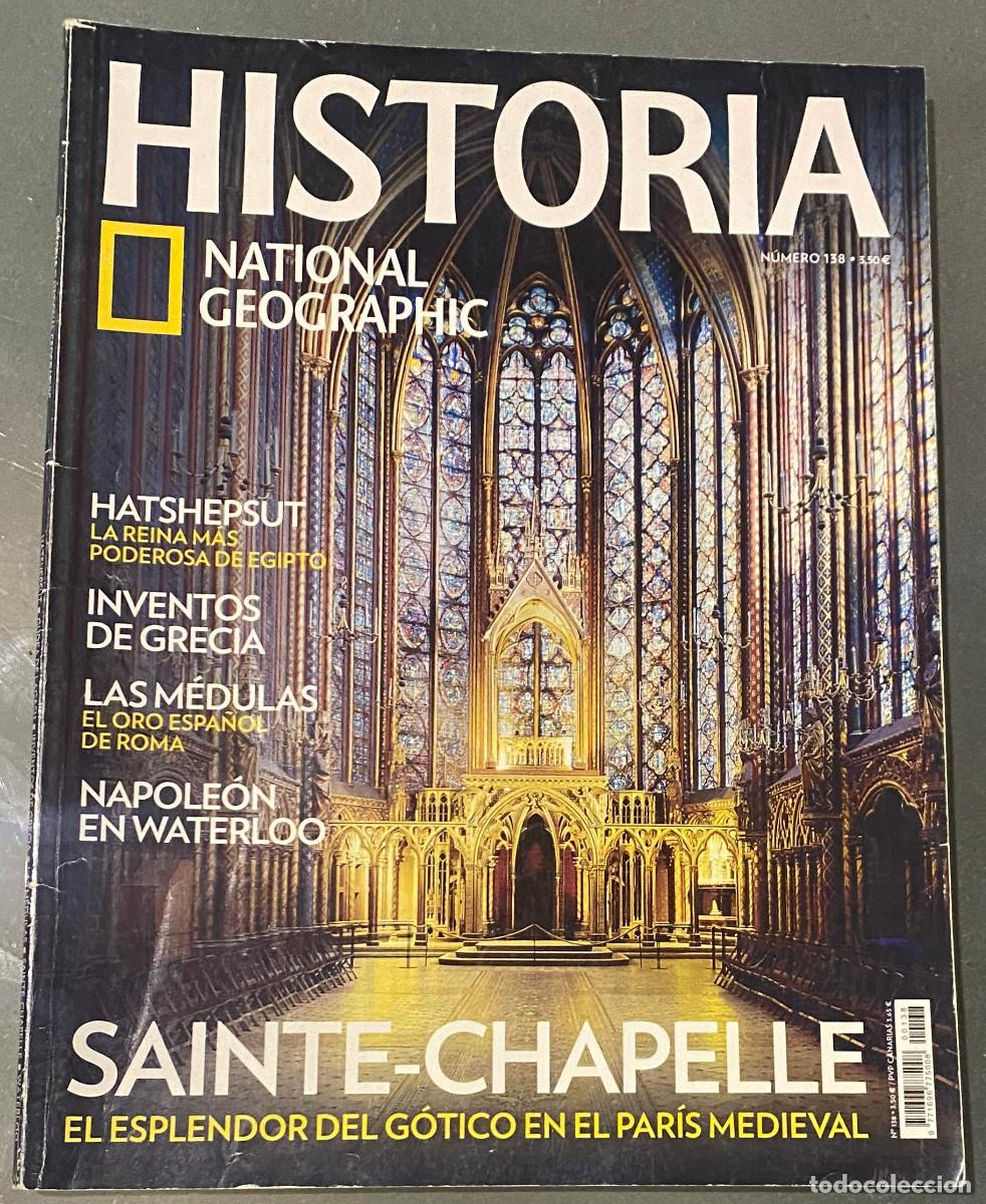 Coleccionismo de National Geographic: Revista 'Historia National Geographic', n&ordm; 138. Sainte-Chapelle de Par&iacute;s en portada. Buen estado.
