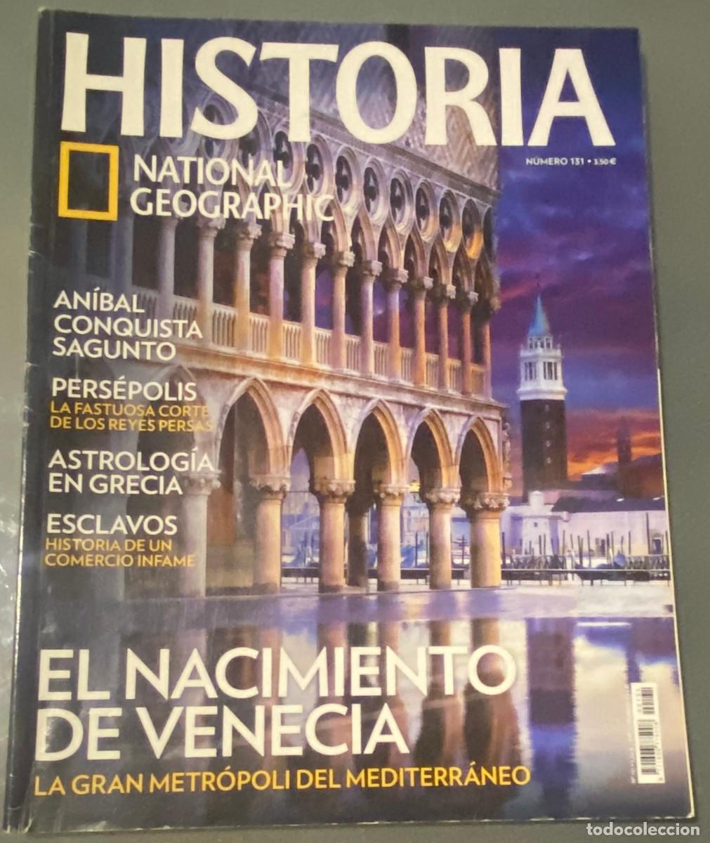 Coleccionismo de National Geographic: Revista 'Historia National Geographic', n&ordm; 131. Nacimiento de Venecia en portada. Buen estado.