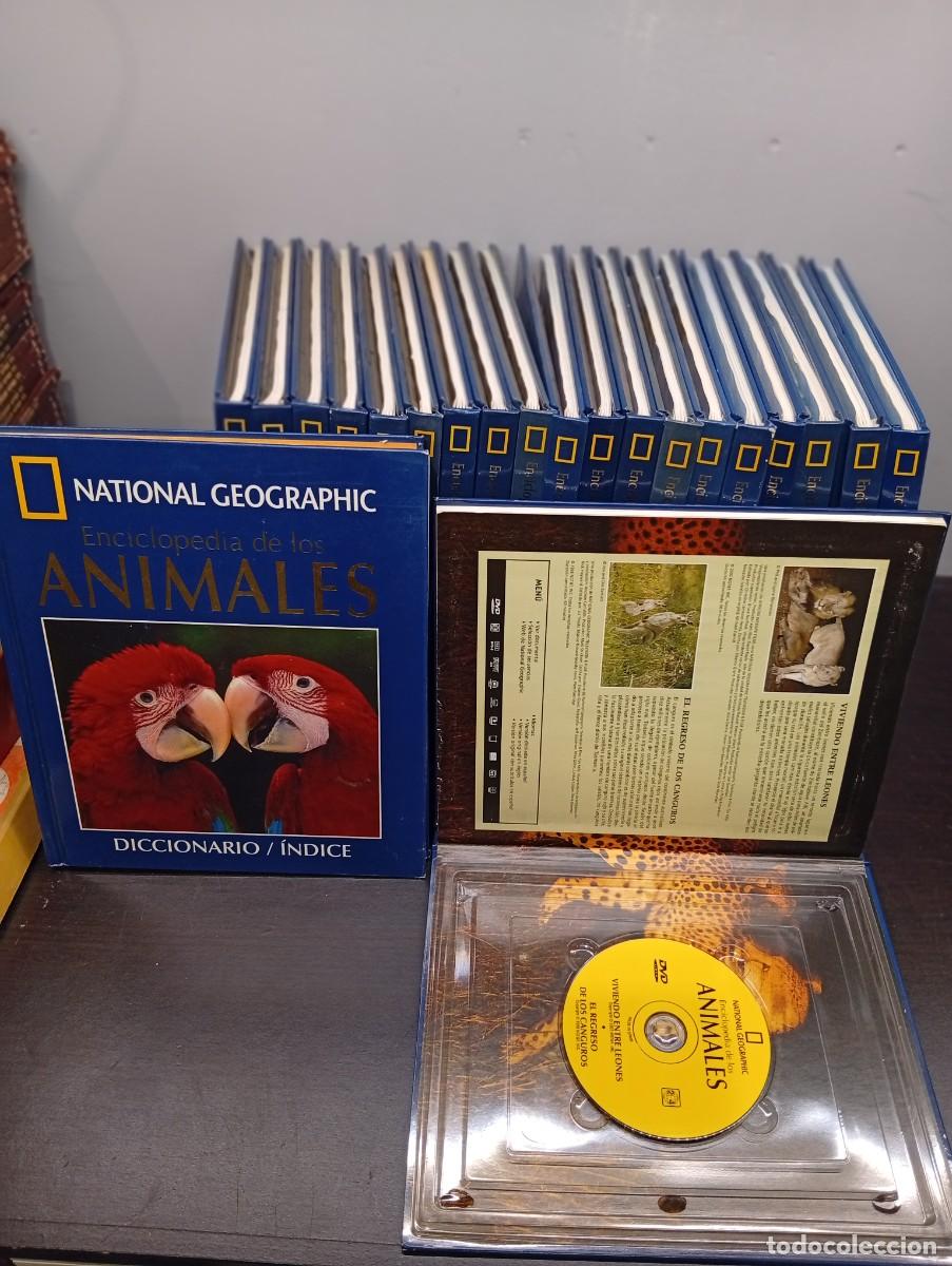 Coleccionismo de National Geographic: NATIONAL GEOGRAPHIC ENCICLOPEDIA DE LOS ANIMALES DVD, COMPLETA 21 TOMOS-