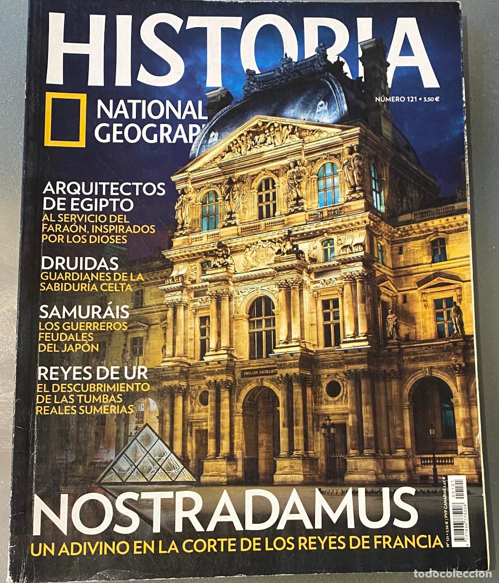 Coleccionismo de National Geographic: Revista 'Historia National Geographic', n&ordm; 121. Nostradamus en portada. 100 p&aacute;ginas. Buen estado.