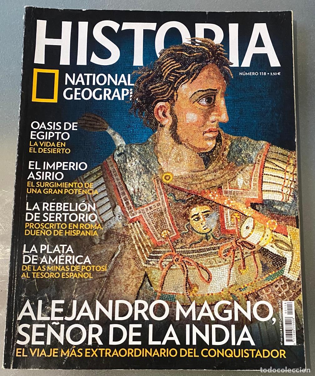 Coleccionismo de National Geographic: Revista 'Historia National Geographic', n&ordm; 118. Alejandro Magno en La India en portada. Buen estado.