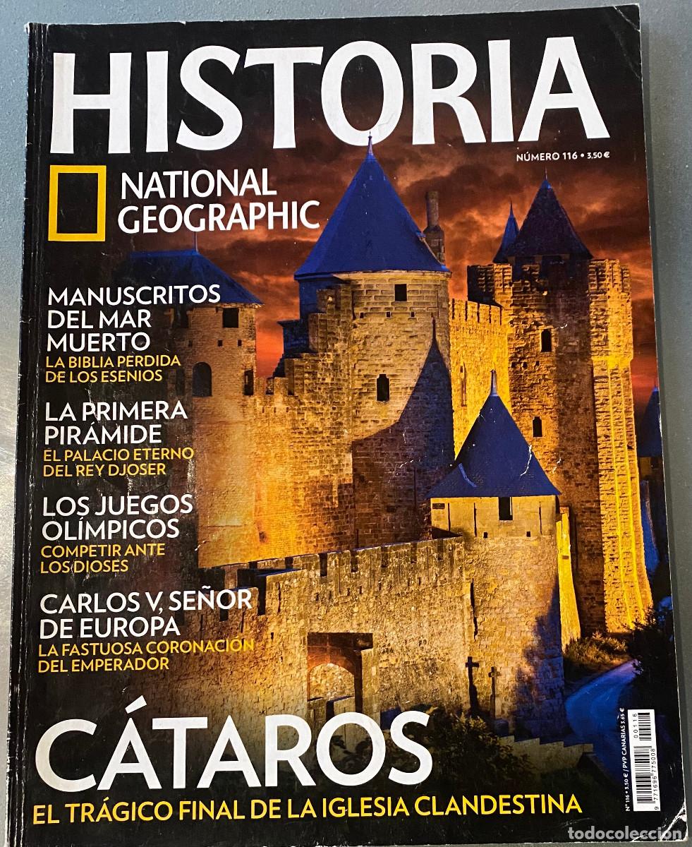 Coleccionismo de National Geographic: Revista 'Historia National Geographic', n&ordm; 116. C&aacute;taros en portada. 100 p&aacute;ginas. Buen estado.