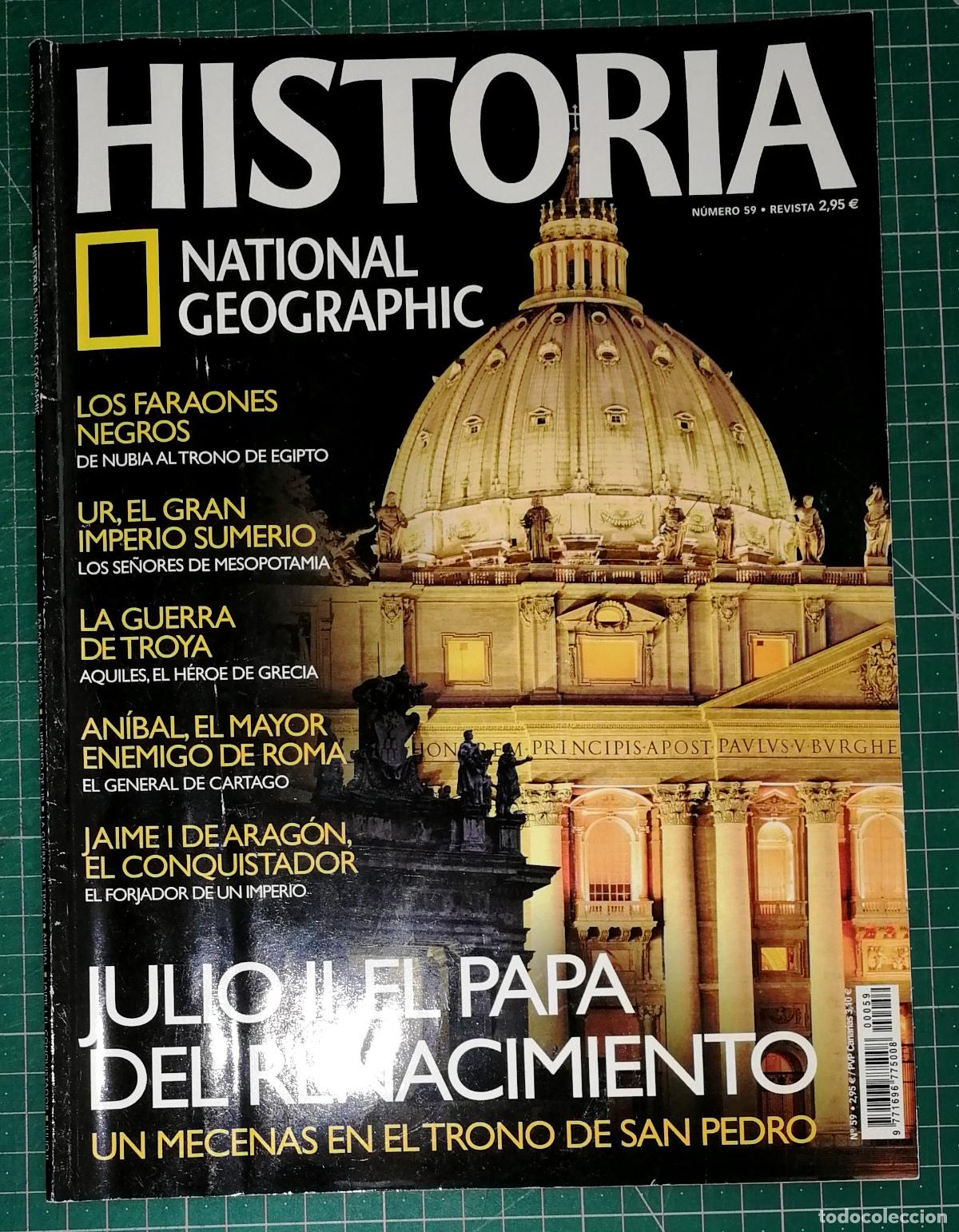 Coleccionismo de National Geographic: REVISTA HISTORIA NATIONAL GEOGRAPHIC. N&ordm; 59. - RBA, ca. 2009