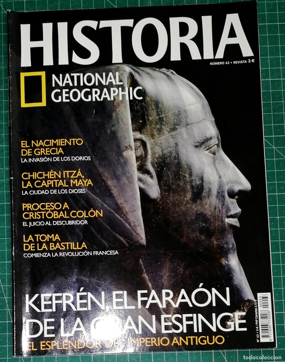 Coleccionismo de National Geographic: REVISTA HISTORIA NATIONAL GEOGRAPHIC. N&ordm; 63. - RBA, ca. 2009