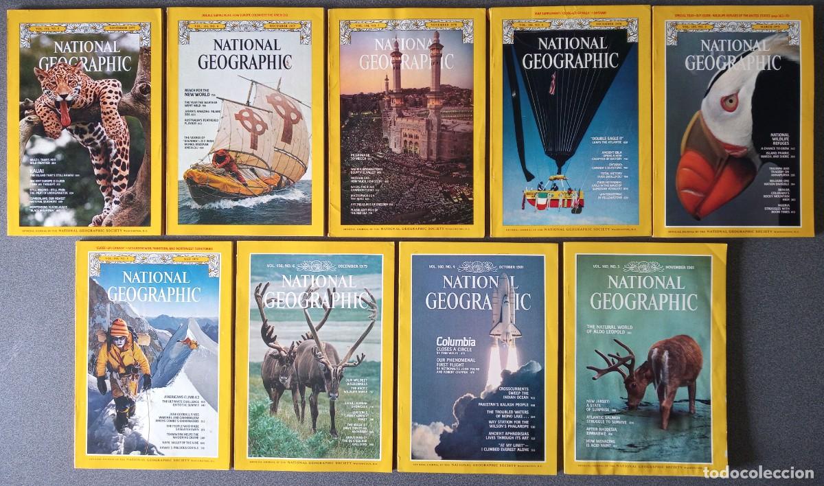 Coleccionismo de National Geographic: Lote revistas National Geographic