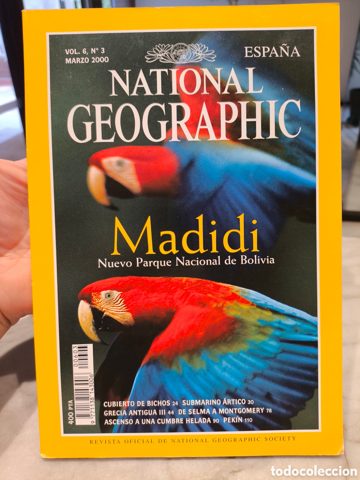 Coleccionismo de National Geographic: Revista National Geographic Espa&ntilde;a Vol. 6 num 3;marzo 2000 Madidi