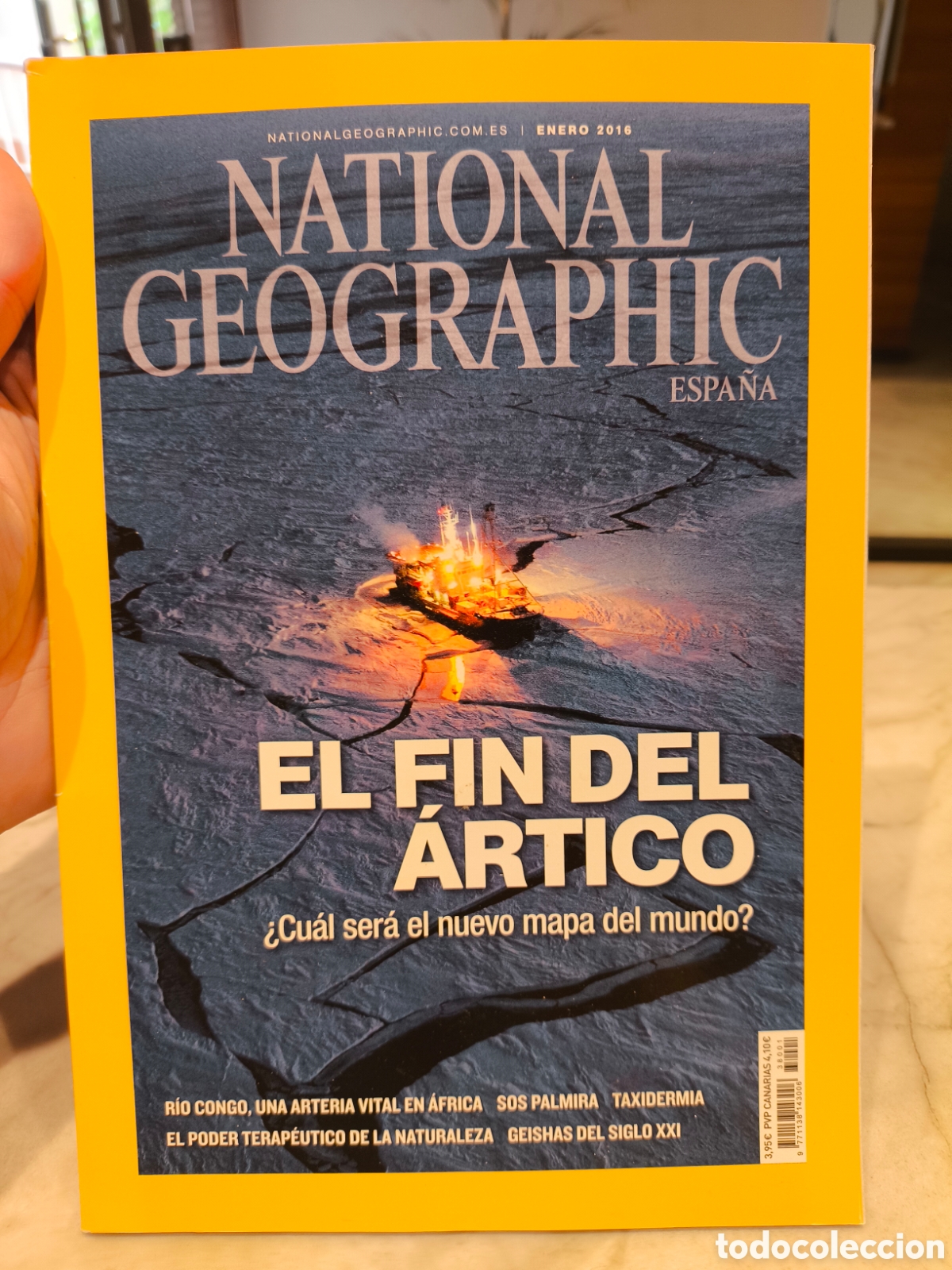 Coleccionismo de National Geographic: Revista National Geographic Espa&ntilde;a enero 2016 el fin del &aacute;rtico