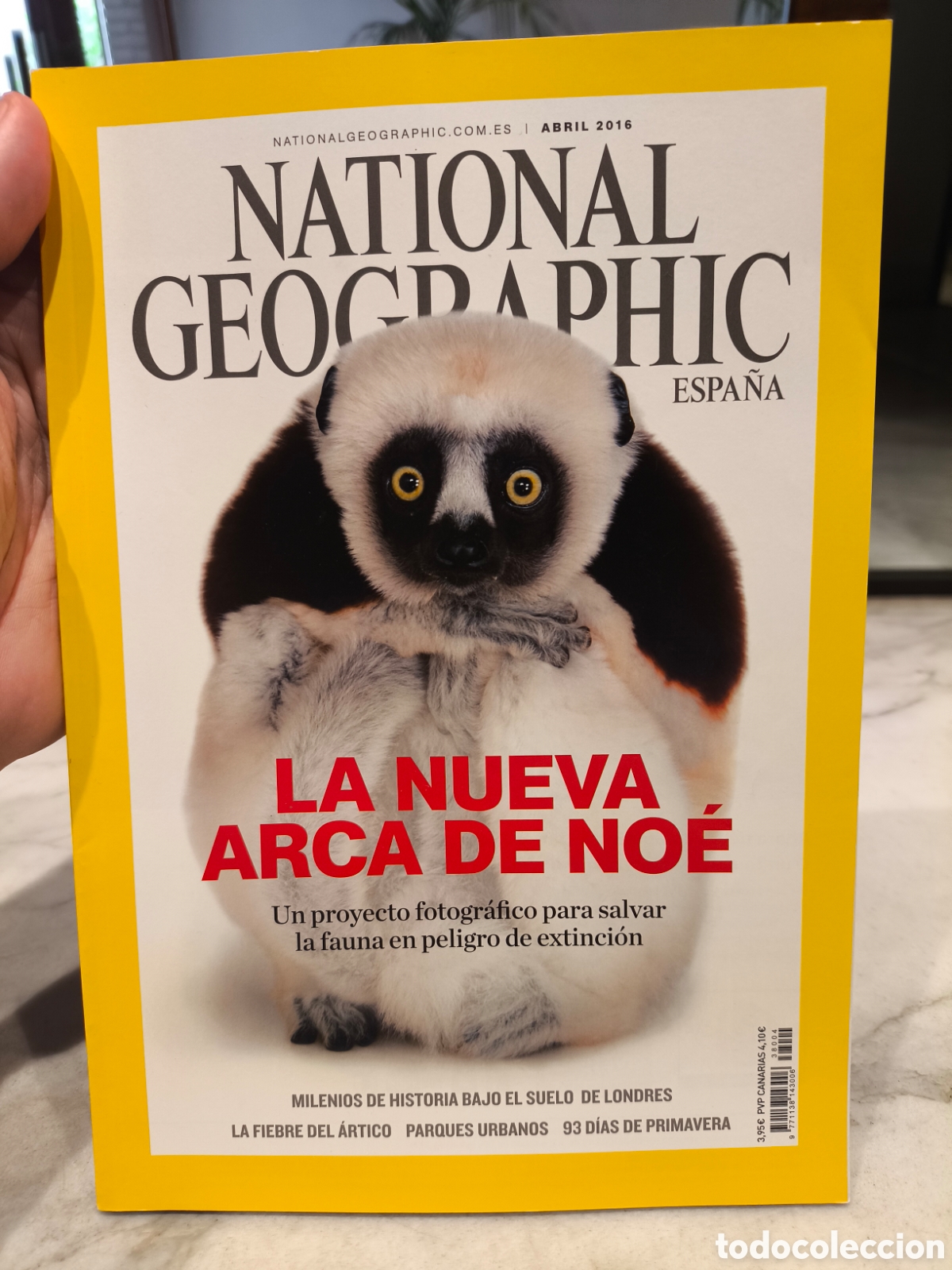 Coleccionismo de National Geographic: Revista National Geographic Espa&ntilde;a abril 2016 la nueva Arca de No&eacute;