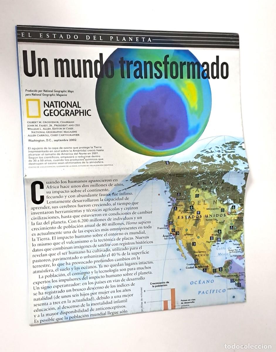 Coleccionismo de National Geographic: MAPA EL ESTADO DEL PLANETA. SUPLEMENTO DESPLEGABLE NATIONAL GEOGRAPHIC. A&Ntilde;O 2005