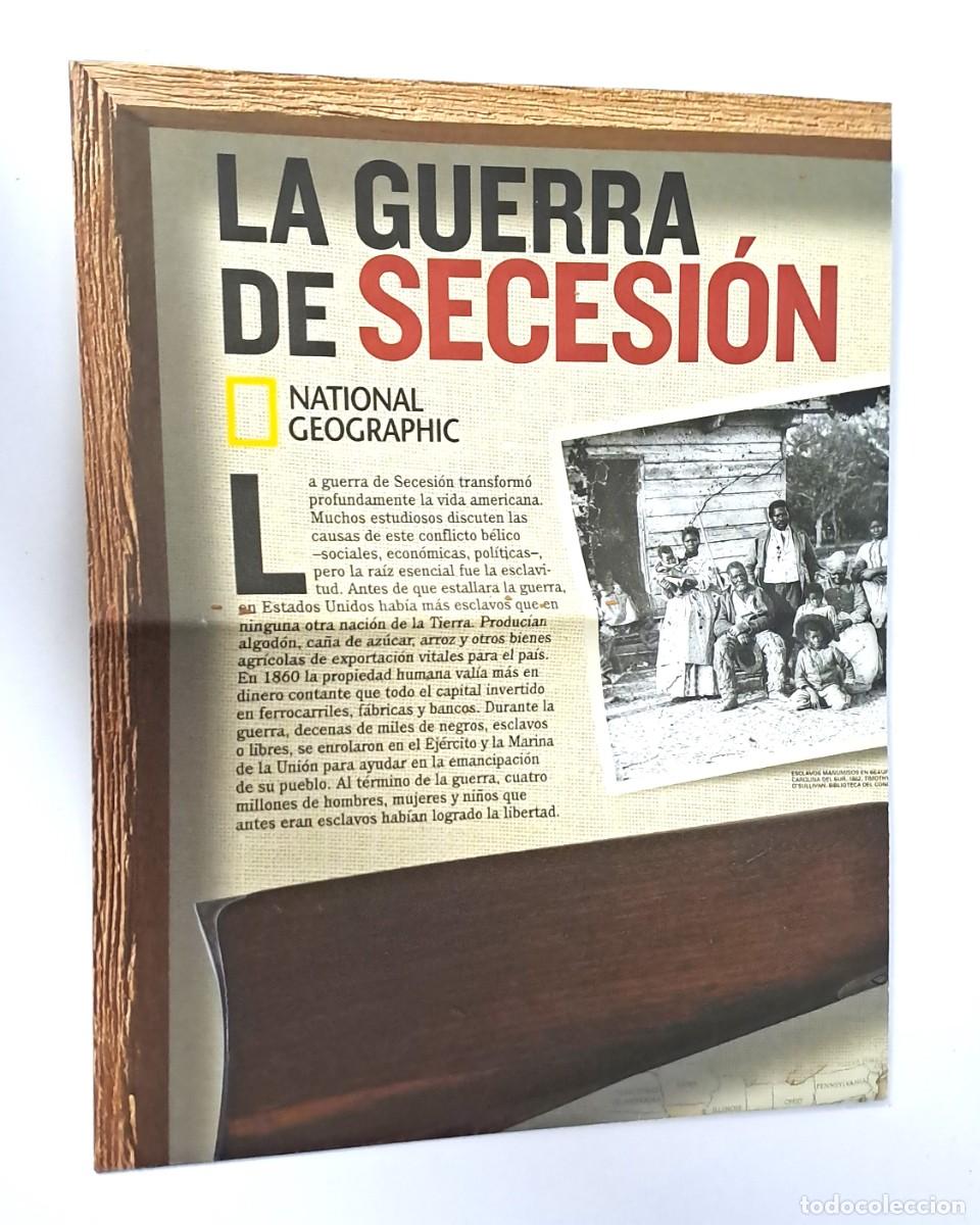 Colecionismo da National Geographic: LA GUERRA DE SECESION. SUPLEMENTO DESPLEGABLE NATIONAL GEOGRAPHIC. A&Ntilde;O 2005