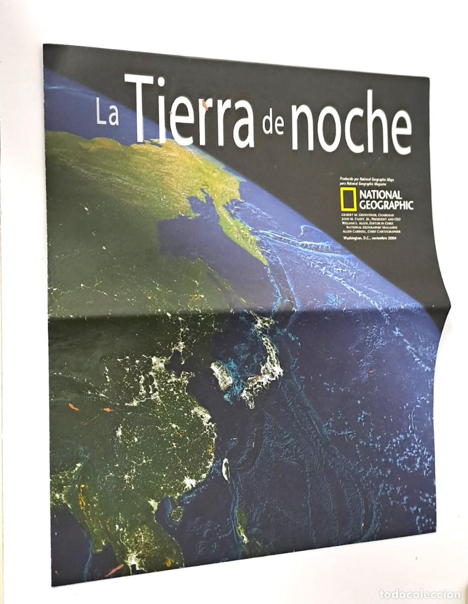 Coleccionismo de National Geographic: MAPA LA TIERRA DE NOCHE. SUPLEMENTO DESPLEGABLE NATIONAL GEOGRAPHIC. A&Ntilde;O 2004