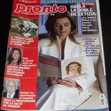 Coleccionismo de Revista Pronto: REVISTA PRONTO - NUM 1662 - 13 MARZO 2004. Lote 28224941