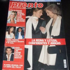 Coleccionismo de Revista Pronto: REVISTA PRONTO - NUM 1657 - 7 FEBRERO 2004 . Lote 28228825