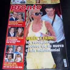 Coleccionismo de Revista Pronto: REVISTA PRONTO - NUM 2051 - 27 AGOSTO 2011. Lote 28459245