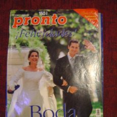 Coleccionismo de Revista Pronto: PRONTO Nº 1327 / 11 OCT 1997 - BODA REAL INFANTA CRISTINA E IÑAKI URDANGARIN. Lote 29475473