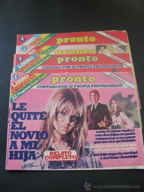 Coleccionismo de revista Pronto: Revista Pronto. Libro obsequio. - Foto 1