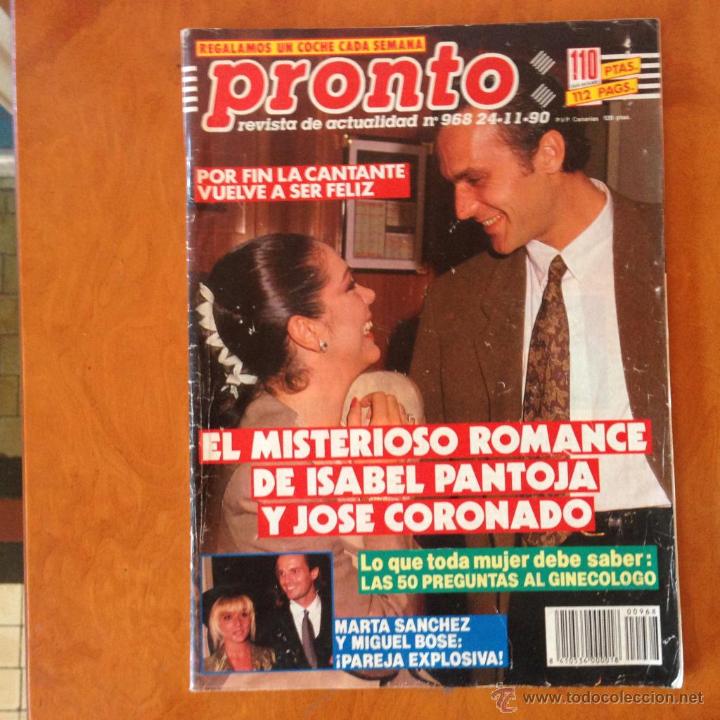 Revista Pronto Nº 968 Isabel Pantoja Y Jose C Verkauft Durch Direktverkauf