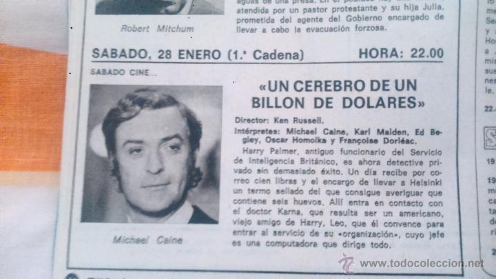 Coleccionismo de revista Pronto: RECORTES MICHAEL CAINE - Foto 1