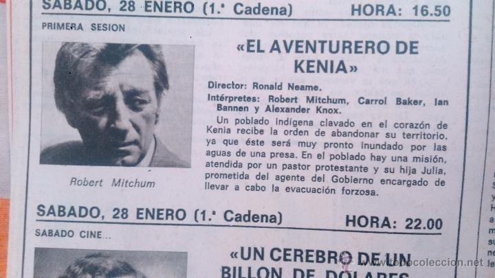 Coleccionismo de revista Pronto: RECORTES robert mitchun - Foto 1