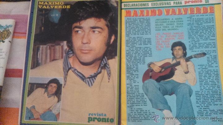 Coleccionismo de revista Pronto: RECORTES MAXIMO VALVERDE - Foto 1