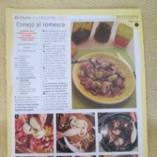 Coleccionismo de Revista Pronto: LA COCINA DE LAS ESTACIONES . PRIMAVERA FASCICULO 3. Lote 130617450