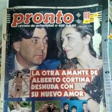 Coleccionismo de Revista Pronto: REVISTA PRONTO 905 PORTADA CON ALBERTO CORTINA, MADONNA CON WARREN BEATTY Y MECANO 1988. Lote 178073992