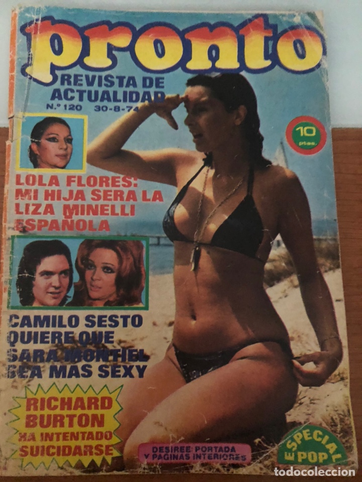 Collection Magazine Pronto: Revista PRONTO, n&uacute;m 120. A&ntilde;o 1974. LOLA FLORES, CAMILO SESTO