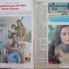 Coleccionismo de Revista Pronto: RECORTE REVISTA PRONTO Nº 532 1982 PALOMO LINARES Y MARINA DANKO 3 PGS. Lote 232486580