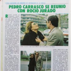 Coleccionismo de Revista Pronto: RECORTE REVISTA PRONTO Nº 602 1983 PEDRO CARRASCO Y ROCIO JURADO. Lote 232794295