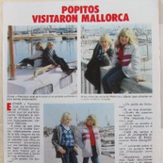 Coleccionismo de Revista Pronto: RECORTE REVISTA PRONTO Nº 567 1983 POPITOS GRUPO INFANTIL. Lote 232796800