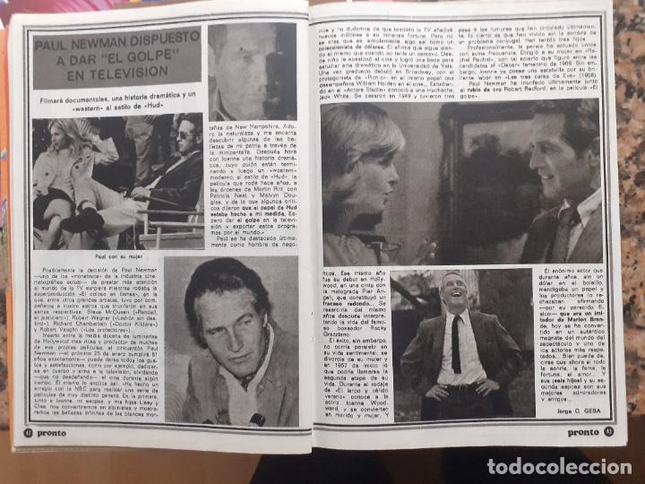 Coleccionismo de revista Pronto: paul newman - Foto 1