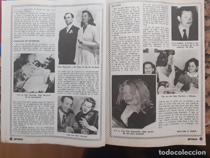 Coleccionismo de revista Pronto: rita hayworth - Foto 2
