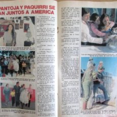 Coleccionismo de Revista Pronto: RECORTE REVISTA PRONTO N.º 497 1981 ISABEL PANTOJA Y PAQUIRRI. Lote 238485740