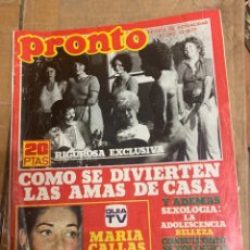 Coleccionismo de Revista Pronto: REVISTA PRONTO Nº 283 - 13 OCTUBRE 1977. Lote 280406273