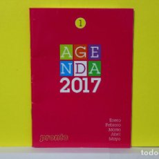 Coleccionismo de Revista Pronto: PRONTO AGENDA 2017 - VOL. 1 ENERO FEBRERO MARZO ABRIL MAYO. Lote 293640923