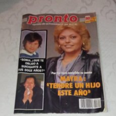 Coleccionismo de Revista Pronto: PRONTO NÚM 724 + COLECCIONABLE.. Lote 295398743