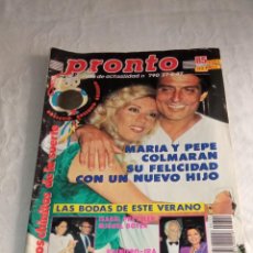 Coleccionismo de Revista Pronto: PRONTO NÚM 790 + COLECCIONABLES CONCHA PIQUER, LA SÚPER COCINERA.. Lote 297803798