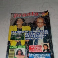 Coleccionismo de Revista Pronto: PRONTO NÚM 839 + COLECCIONABLE LA COCINA DEL AÑO Y FICHAS.. Lote 297951843