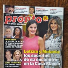 Coleccionismo de Revista Pronto: PRONTO Nº 2408 DE 2018- MICHELLE JENNER- MILLAN SALCEDO- FORMULA V- ELENA RIVERA- SALVADOR SOBRAL.... Lote 334797523