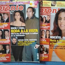 Coleccionismo de Revista Pronto: 2 REVISTAS PRONTO ROCÍO CARRASCO ANTONIO DAVID FLORES AÑO 2007. Lote 364365906