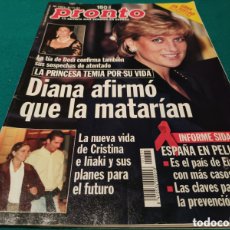 Coleccionismo de Revista Pronto: REVISTA PRONTO N°1331 / 1997 - DIANA AFIRMÓ QUE LA MATARÍAN. Lote 365299676