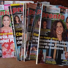 Coleccionismo de Revista Pronto: PRONTO, LOTE DE 11 REVISTAS DE 2019. Lote 367755156