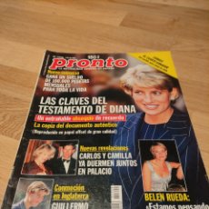 Coleccionismo de Revista Pronto: PRONTO 1998 MISS ESPAÑA MECANO MADONNA SARA MONTIEL RICKY MARTIN