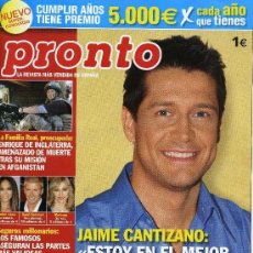 Coleccionismo de Revista Pronto: PRONTO - Nº 1871- MARZO 2008